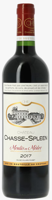 CHASSE-SPLEEN 2017 75cl