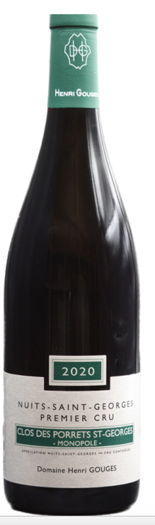 NUITS ST GEORGES Clos des Porrets 1er Cru 2020 75cl